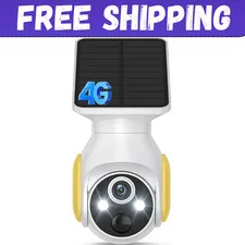 Camara De Seguridad Solar HD Wifi Inalambrica Con Vision Nocturna Para Exterior