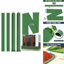Threan 2 Pcs 17ft Sandbags Flooding, Flood Prevention Sand Tube Bags Thickened