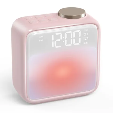 AIRIVO Alarm Clock Night Lights, Rechargeable Alarm Clock for Bedrooms, 6 Sce...
