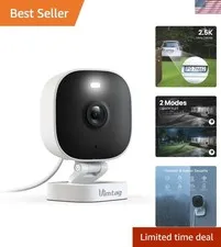 Wired 4MP Pet & Home Security Camera - Waterproof, Night Vision, Free AI Alerts