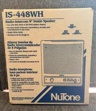 NuTone IS-335WH Radio-Intercom 5" Inside Speaker White New Old Stock in Box