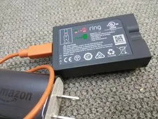 (1) Batteries for Ring Brand camera - Model V4. Charging Cable Included.