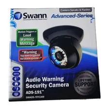 Swann Advanced Audio Warning Security Camera ADS-191 SWADS-191CAM Motion Alarm