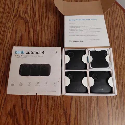 Blink Outdoor 4 - 3 Security Camera System - Untested