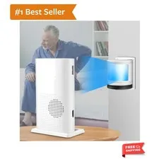 Rechargeable Motion Sensor Alarm for Elderly - 5 Volume Levels & Vibration Mode
