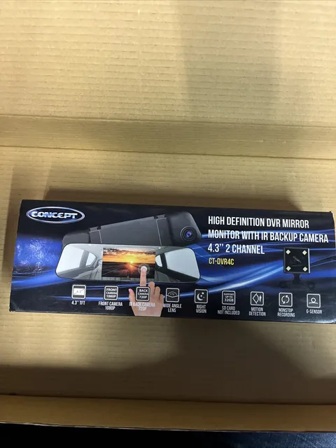 Concept High Definition DVR Mirrior Monitor - Box C