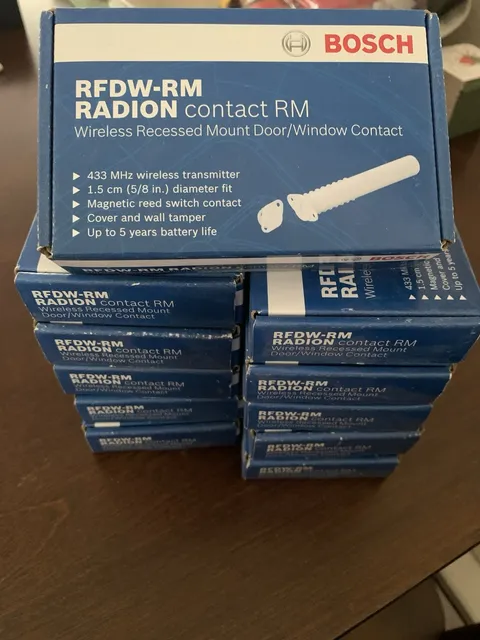 Bosch Rfdw-rm Wireless Recess Mount Door/window Sensors