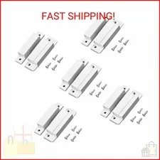 QWORK MC-31 Wired Surface-Mounted NC Magnetic Door Window Contact Sensor Alarm R