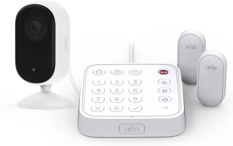 Wired Home Security System with 24/7 Monitoring & 2K Indoor Camera Bundle
