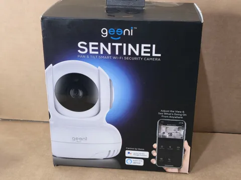 Geeni Sentinel 1080P HD Pan & Tilt Smart Wi-Fi Security Camera Black NEW Sealed