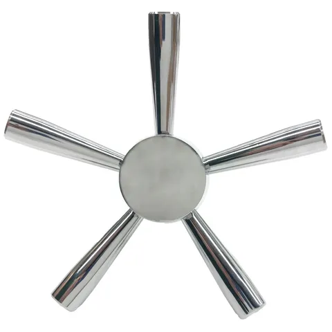 Gun Safe Handle - Premium 5 Spoke Handle with Chrome For Safe / Vault Handle