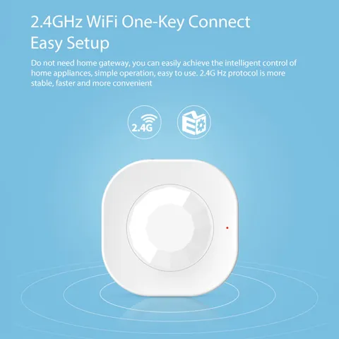 WIFI PIR Motion Sensor Wireless Tuya Smart Home Security Alarm Detector
