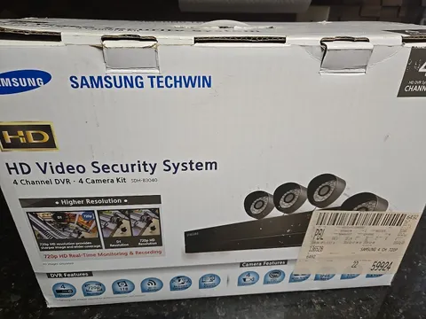 Samsung HD Video Security System SDH-B3040 4-Channel DVR Kit