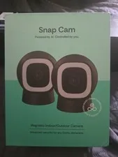 Luna Snap Cam 2K Magnetic Indoor/Outdoor Wi‑Fi Camera Night Vision 2‑Way