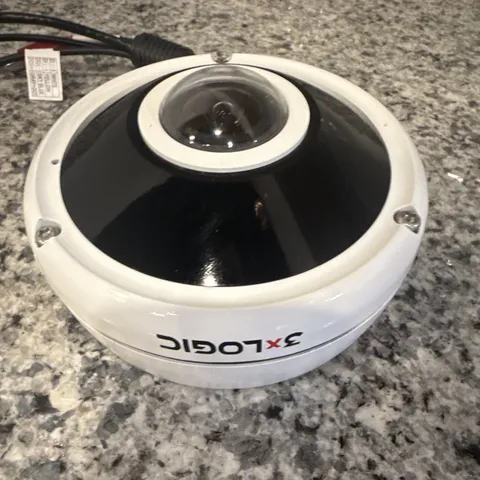 3xLOGIC VX-5M-360-IA-02 IP/Network Wired Dome Camera PoE 12V White/Black