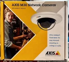 Axis M3015 Indoor/Outdoor Netowork Security Camera System - White, Pack of 1
