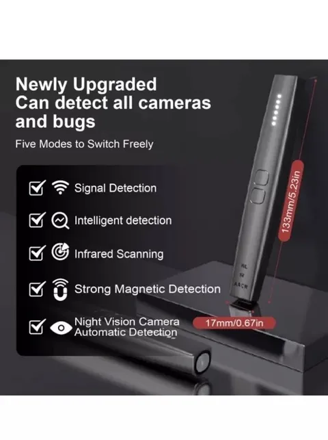 Device Hidden Camera Anti Spy Bug Detector Spy Camera Finder