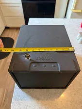 Stack-On Small Black Digital Security Safe, Electronic Combo Lock w Override Key