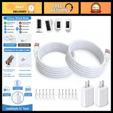 10FT Power Adapter for Ring Outdoor Camera, Wired Mode, 2-Pack, Security Accesso