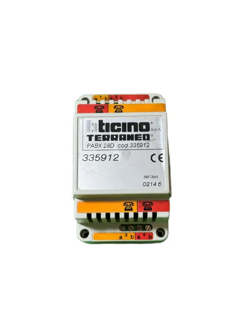 BTicino Terraneo 335912 - 4 Output Phone Derivatives Expansion Module - Used