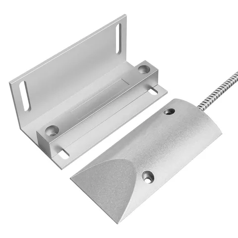 Magnetic Switch Alarm Sensor Overhead Garage Door Contacts With L Bracket