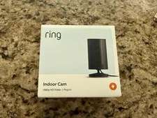 Ring Indoor Cam (2nd Generation) Smart Plug In Security: Wifi: Black