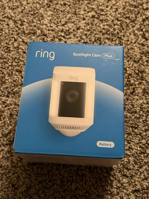 Ring Spotlight Cam Plus Battery Outdoor Camera - Lights + Siren - NEW SEALED