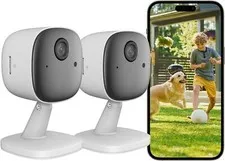 2PCS 1080P Indoor Security Camera for Baby Monitor Dog Camera w/Motion Detection