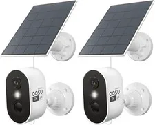 2K Solar Security Cameras Wireless Outdoor, Solar Outdoor Camera for Home Securi