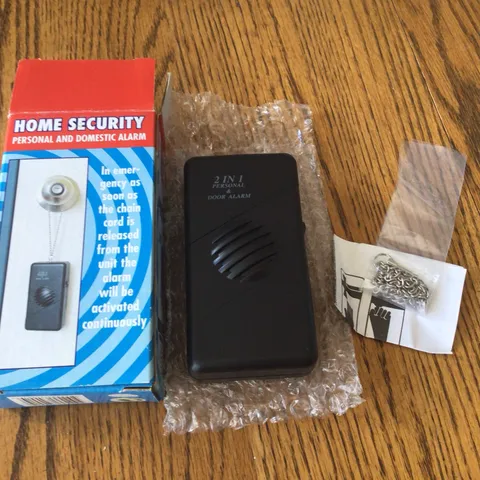 HOME SECURITY PERSONAL AND DOMESTIC ALARM - NIB. Free Shipping