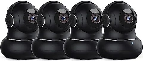 2K Indoor Security Camera, Cameras for Home Security with 360°Motion Detectio...