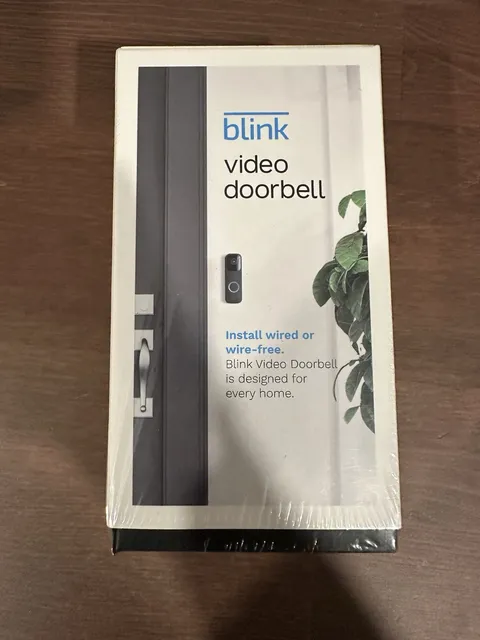 Blink Video Doorbell Security Camera New In Box