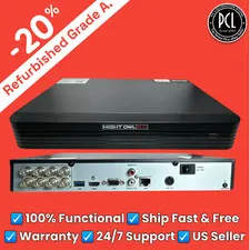 ✅ Night Owl 5.0 DVR-THD50B-81 8 Channel THD 5.0 1TB HDD ✅