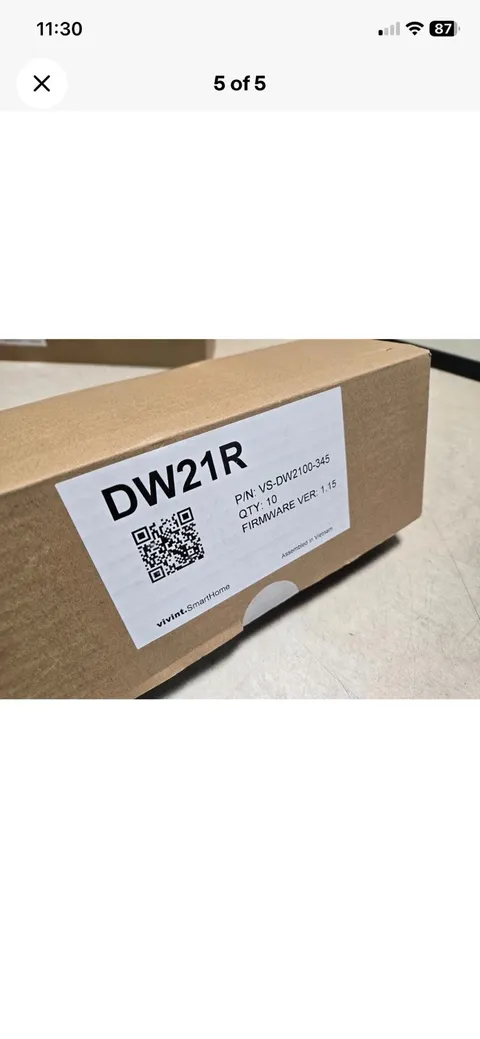Lot of 10 Vivint Recessed Door Contact Sensor VS-DW2100-345 New Open Box