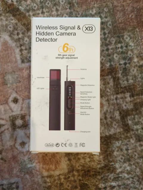 Rykovul Privacy Pen Hidden Camera Detector, Signal Scanner