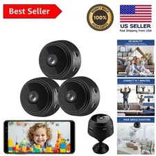Triple Pack Wireless 1080P HD Indoor/Outdoor Cameras for Baby & Pet Safety