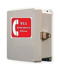 Outdoor Emergency Phone - 911 Only Emergency Land Line Phone System - Weather...