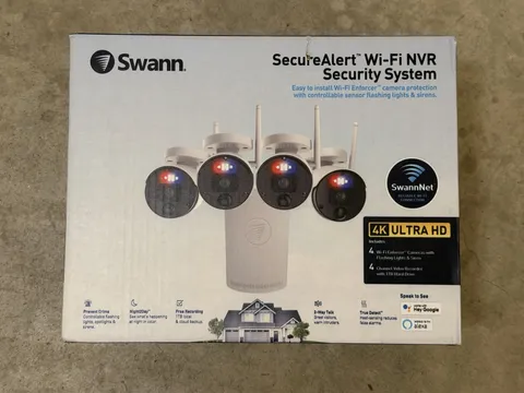 Swann WiFi NVR Home Security Camera System 4k UltraHD