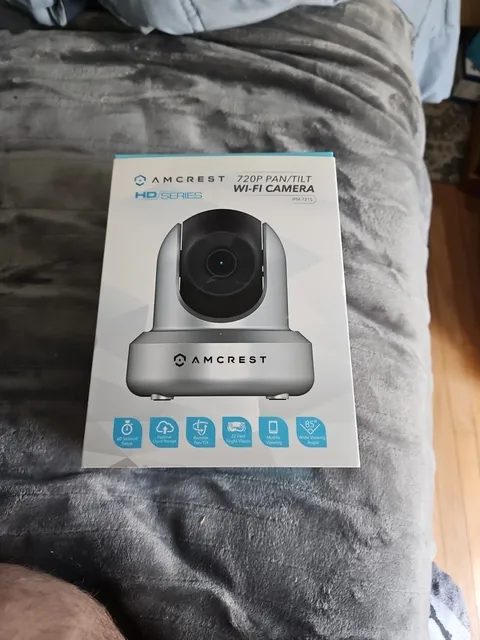 Amcrest Indoor Wireless HD 720p IP Camera IPM-721S Silver Tilt Pan Speaker New