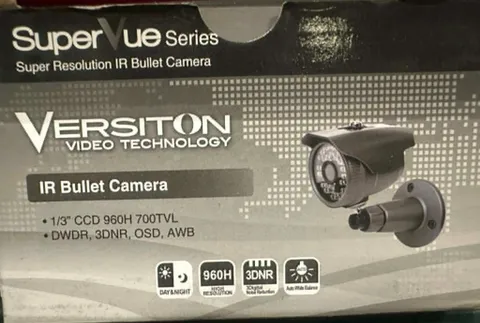 Versiton Video Technology SuperVue Series IR Bullet Security Camera 700TVL 3DNR