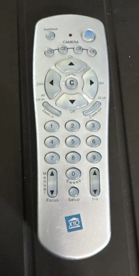 X10 Pan Tilt Zoom  CR15A Camera Remote Control