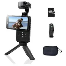 M5 Handheld Camera 5K, 3-Axis Stabilisation Video Camcorder, M5 with Card