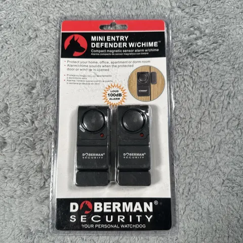 Doberman Security Mini Entry Defender W/Chime Model SE-0129 New Factory Sealed