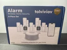Tolviviov Alarm Wireless Home Security 8-Piece Set
