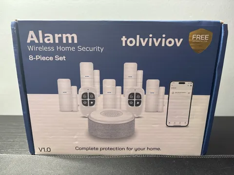 Tolviviov Alarm Wireless Home Security 8-Piece Set