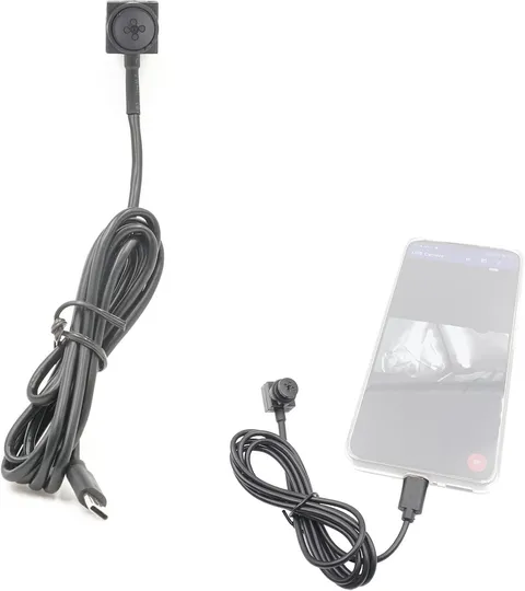 Button Camera 1080P Wearable External Phone Camera for Android