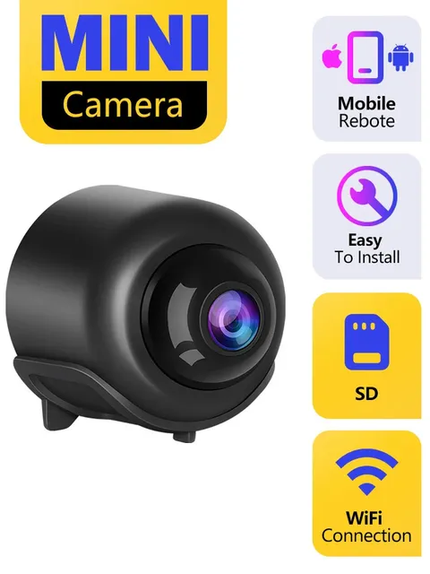 X5 Mini Camera Wifi Camera Clear Night Vision Lightweight Portable Premium Cams 