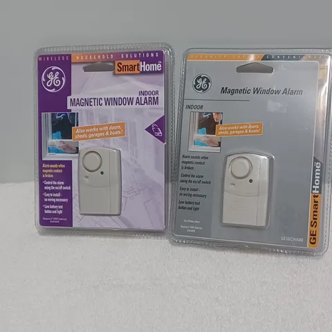New In Box 2 GE Personal Security Wireless Window / Door Alarm GESECWA88