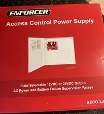 Seco-Larm Enforcer Access Control DC Power Supply, 1 Output, 5A/12VDC  EAP-5D1Q