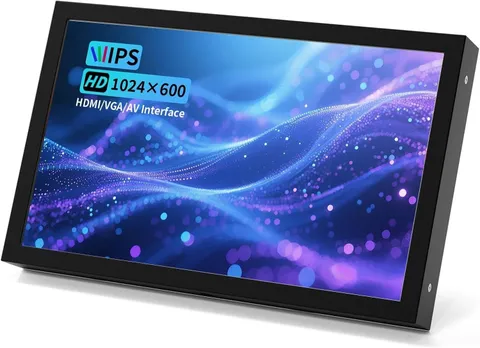 Mini Monitor 7 Inch Screen HDMI, VGA, AV, BNC, 1024 × 600 Small IPS Screen with